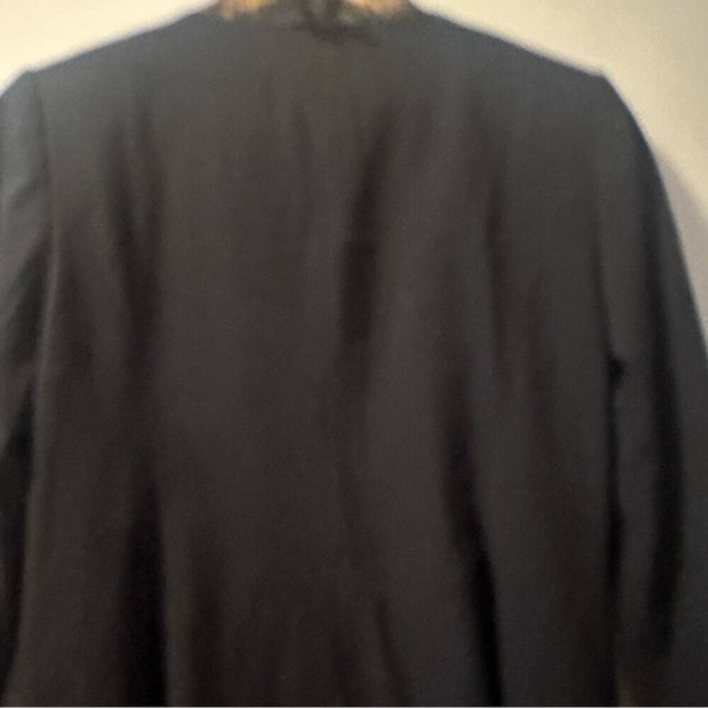 The Limited Black Tailored Blazer Lace Trim Size 2 | Quiet Luxury Y2K Chic - Picture 6 of 12